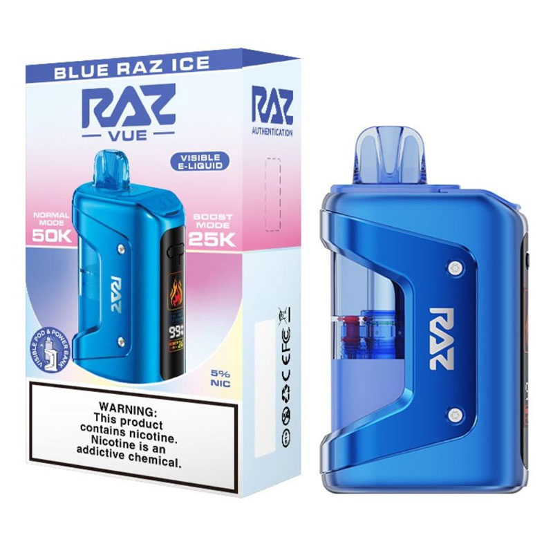 RAZ VUE KIT 50K BOX OF 5 - BLUE RAZ ICE