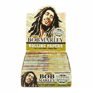 BOB MARLEY UNBLEACHED HEMP ROLLING PAPERS - 1 1/4 SIZE