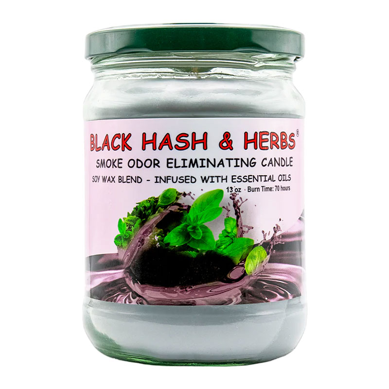 BLUNTEFFECTS CANDLE 13OZ - BLACK HASH & HERBS