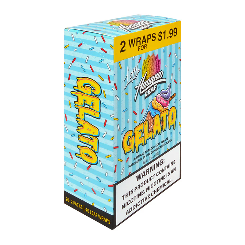 HAVANA LEAF 2PK GELATO 2 FOR $1.99 - BOX OF 20