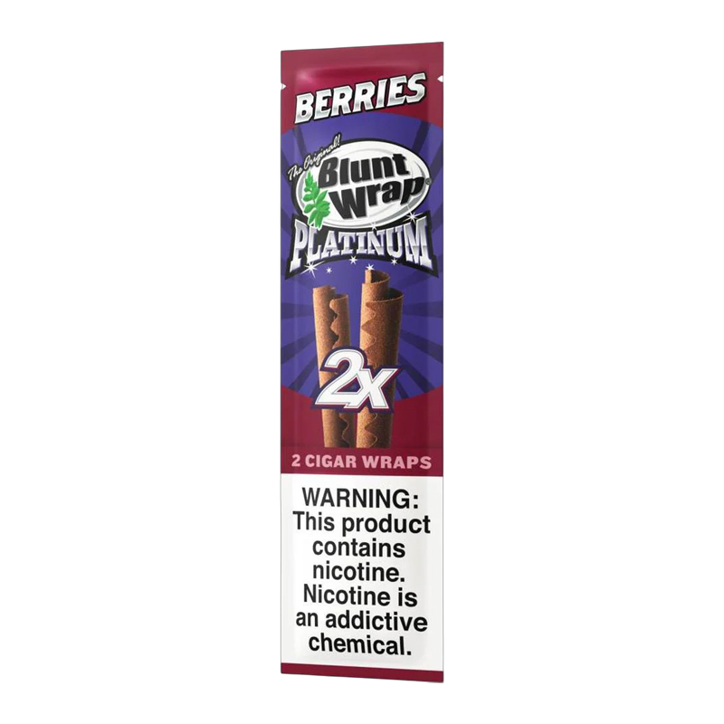 BLUNT WRAP 25 POUCHES OF 2 WRAPS - BERRIES
