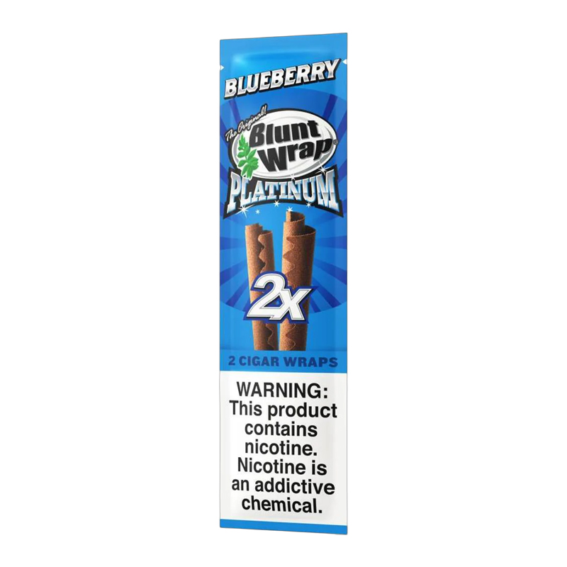 BLUNT WRAP 25 POUCHES OF 2 WRAPS - BLUEBERRY
