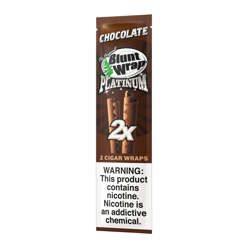 BLUNT WRAP 25 POUCHES OF 2 WRAPS - CHOCOLATE