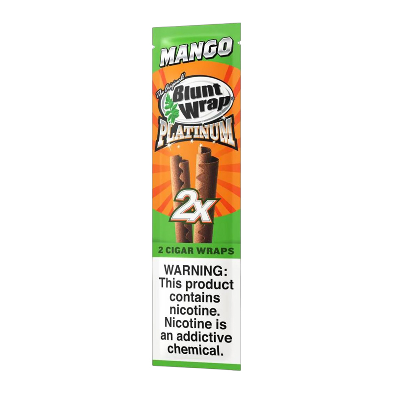 BLUNT WRAP 25 POUCHES OF 2 WRAPS - MANGO