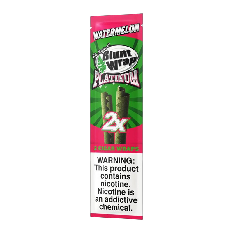 BLUNT WRAP 25 POUCHES OF 2 WRAPS - WATERMELON