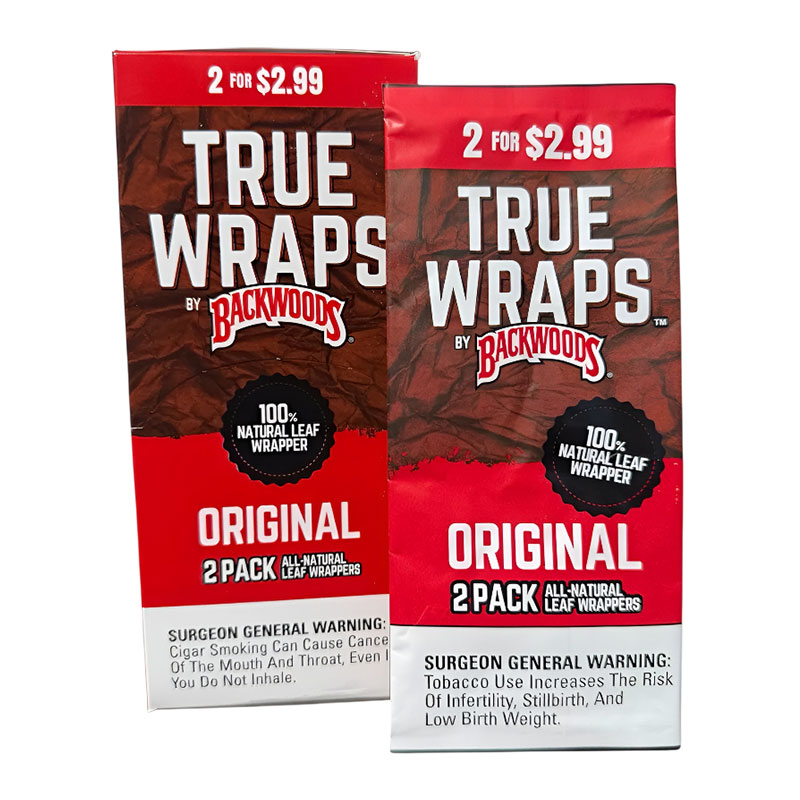 BACKWOOD TRUE WRAP 2PK $2.99