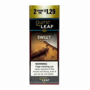 GAME LEAF 2 FOR $1.29 BOX OF 15 - SWEET AROMATIC