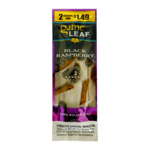 GAME LEAF 2 FOR $1.49 BOX 0F 15 - BLACK RASPBERRY