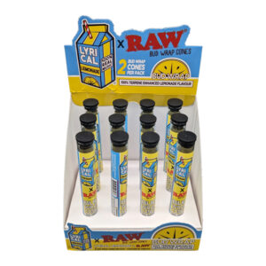 RAW BUD WRAP CONES LYRICAL LEMONADE - 2 CONES PER PACK
