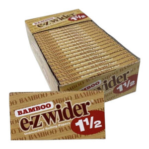 E-Z WIDER 1 1/4 BAMBOO ROLLING PAPERS - 24 BOOKLETS