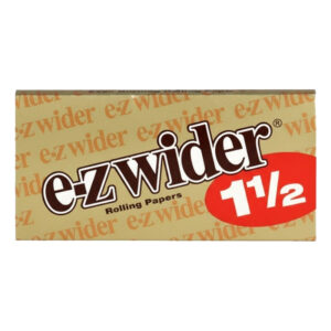 E-Z WIDER 1 1/4 GOLD ROLLING PAPERS - 24 BOOKLETS