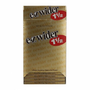 E-Z WIDER 1 1/2 GOLD ROLLING PAPERS - 24 BOOKLETS