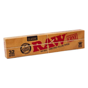 RAW CLASSIC CONES KING SIZE - 32 CONES PER PACK