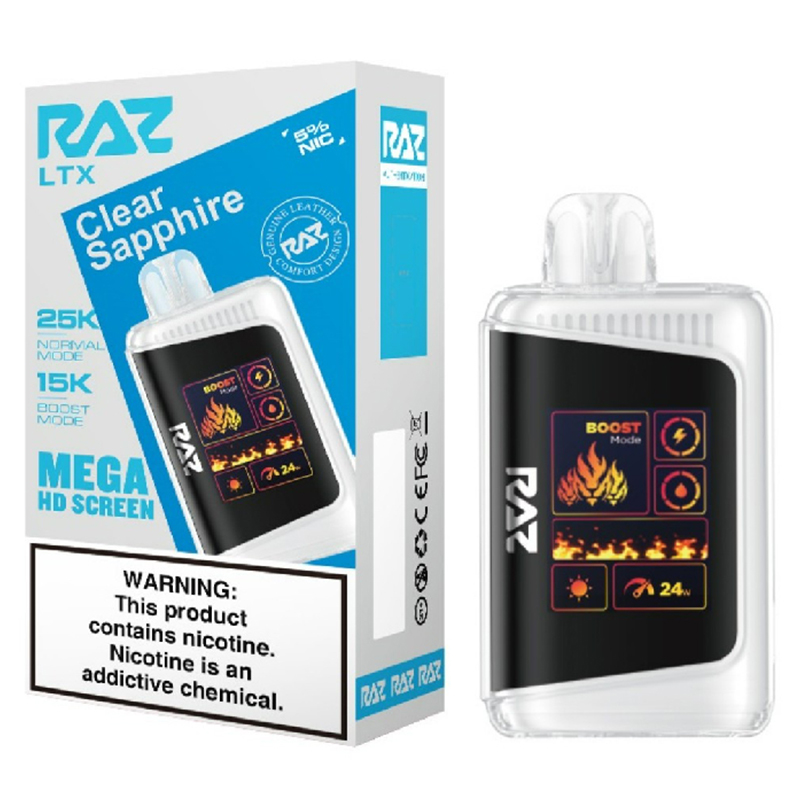RAZ LTX 25K BOX OF 5 - CLEAR SAPPHIRE