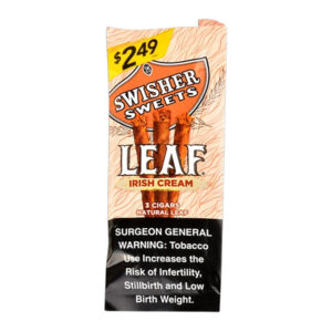 SWISHER SWEETS LEAF 10 PACKS OF 3 - IRISH CREAM