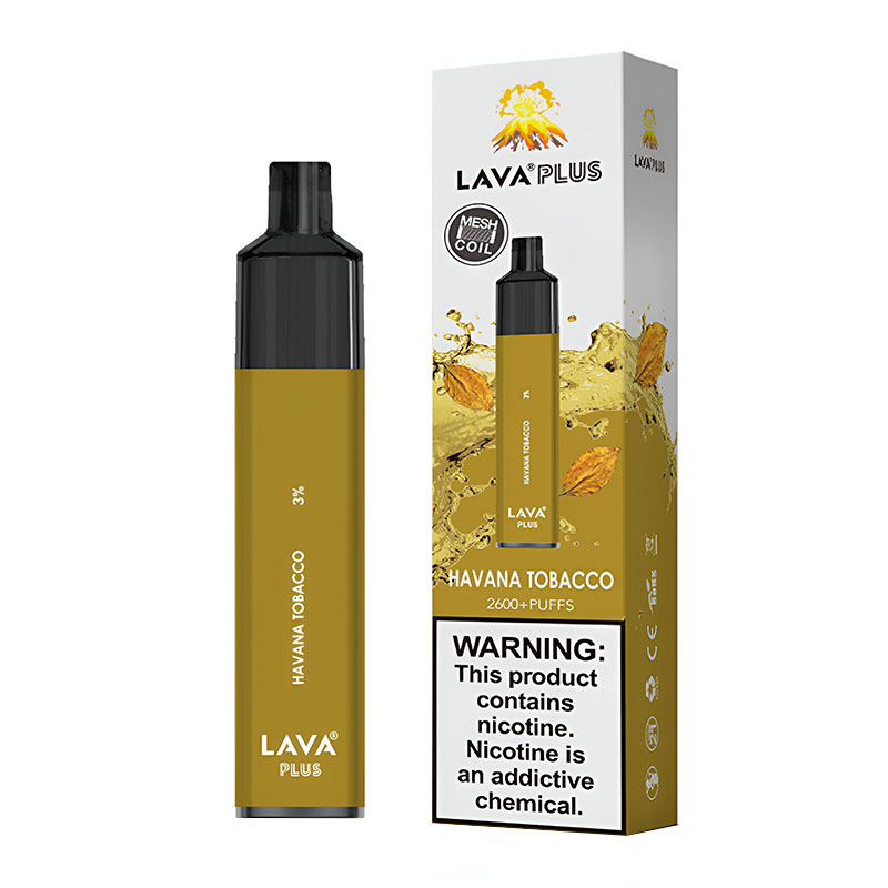 LAVA PLUS 2600PF BOX OF 10 - HAVANA TOBACCO