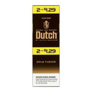 DUTCH MASTERS 2PK CIGARILLOS 30 POUCHES - GOLD FUSION
