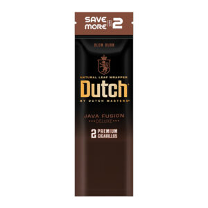 DUTCH MASTERS 2PK CIGARILLOS 30 POUCHES - JAVA FUSION