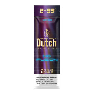 DUTCH MASTERS 2PK CIGARILLOS 30 POUCHES - OG FUSION