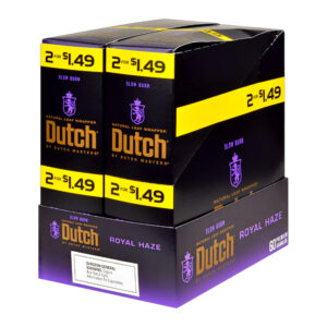 DUTCH MASTERS 2PK CIGARILLOS 30 POUCHES - ROYAL HAZE