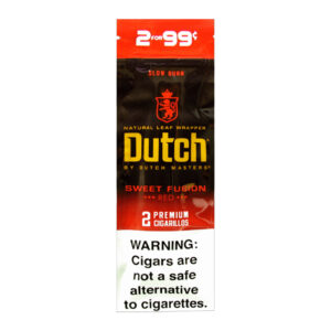 DUTCH MASTERS 2PK CIGARILLOS 30 POUCHES - SWEET FUSION