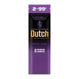 DUTCH MASTERS 2PK CIGARILLOS 30 POUCHES - ROYAL HAZE
