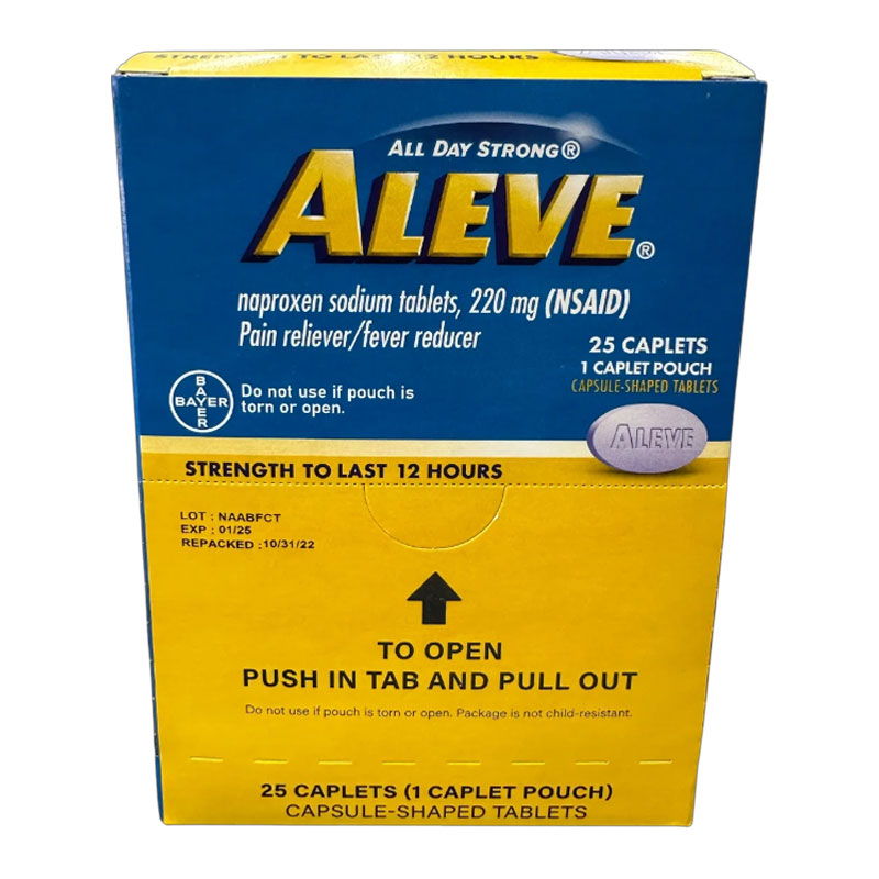 ALEVE TABLETS - 25 PACK