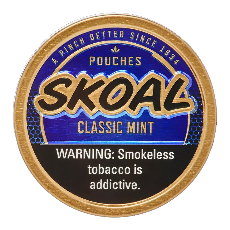 SKOAL POUCHES - CLASSIC MINT