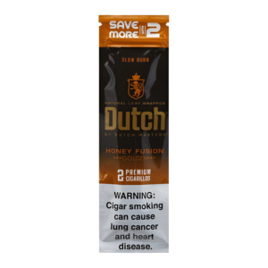 DUTCH MASTERS 2PK CIGARILLOS 30 POUCHES - HONEY FUSION