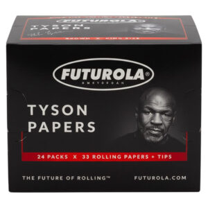 TYSON 1 1/4 ROLLING PAPERS + TIPS 33 PACK - BOX OF 24