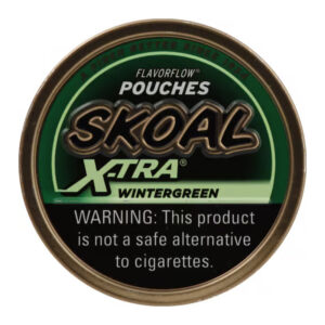 SKOAL POUCHES - WINTERGREEN X-TRA
