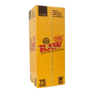 RAW CONE CLASSIC 75CT PER BOX KING SIZE