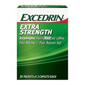 EXCEDRIN EXTRA STRENGTH - 30 PACKETS OF 2 CAPLETS