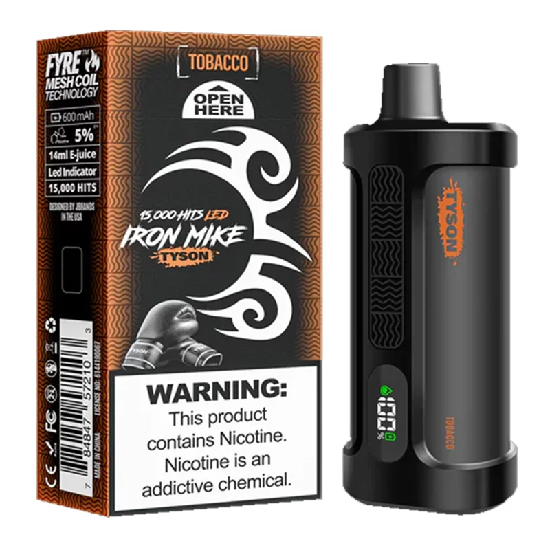 TYSON IRON MIKE 15K BOX OF 5 - TOBACCO