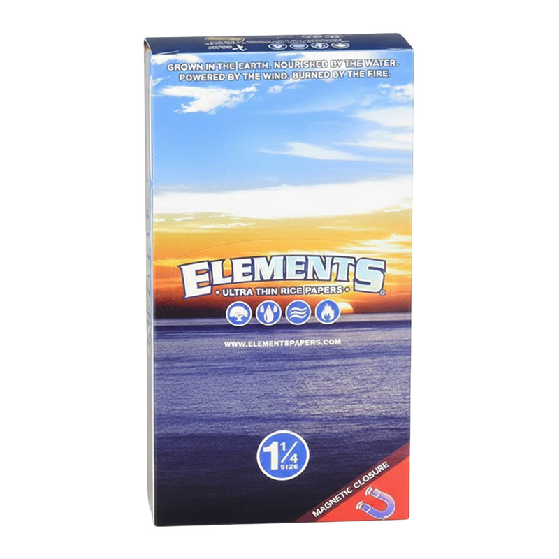 ELEMENTS ULTRA THIN PAPERS 1 1/4 SIZE - 25 PER BOX