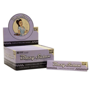 BLAZY SUSAN PURPLE PAPERS KING SIZE SLIM - 50 PACKS PER BOX