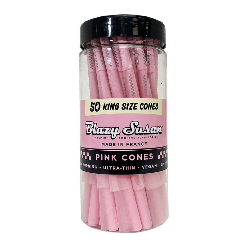 BLAZY SUSAN PINK CONES - 50 KING SIZE CONES