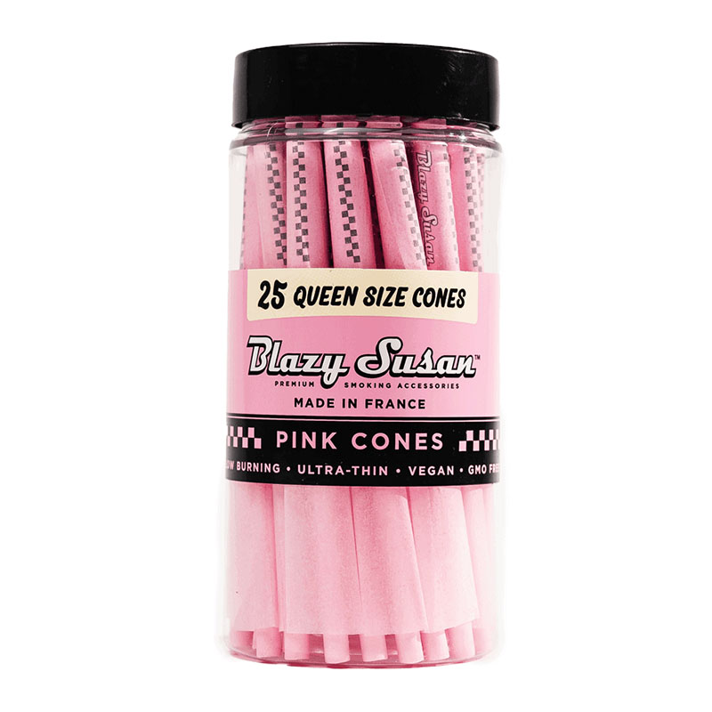 BLAZY SUSAN PINK CONES - 25 QUEEN SIZE CONES