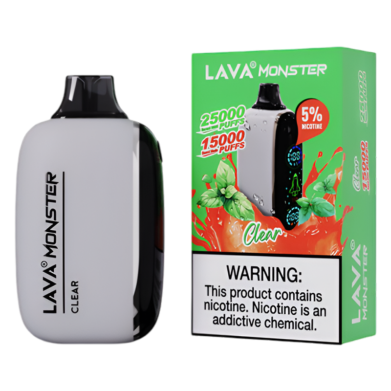 LAVA MONSTER 25K BOX OF 5 - CLEAR