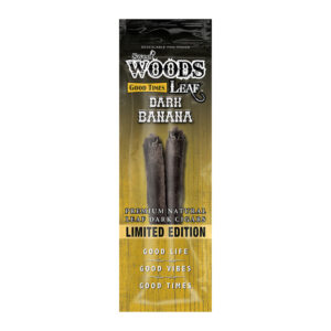 SWEET WOODS LEAF 2CT BOX OF 15 POUCHES - BANANA (2 CIGARS)