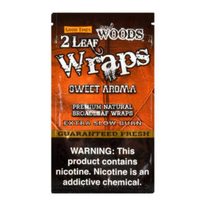 SWEET WOODS LEAF WRAPS 2CT BOX OF 30 POUCHES - SWEET AROMA