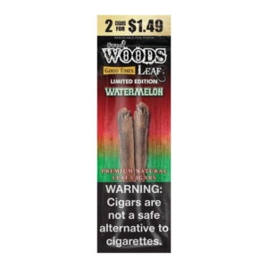SWEET WOODS LEAF 2CT BOX OF 15 POUCHES - WATERMELON (2 FOR $1.49)