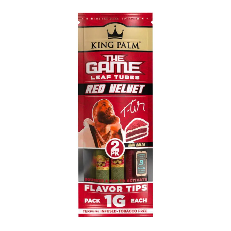 KING PALM THE GAME RED VELVET 2 MINIS 1G EACH