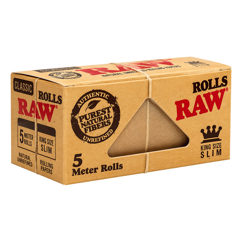 RAW ROLLS KING SIZE CLASSIC 5 METER 24 PER BOX