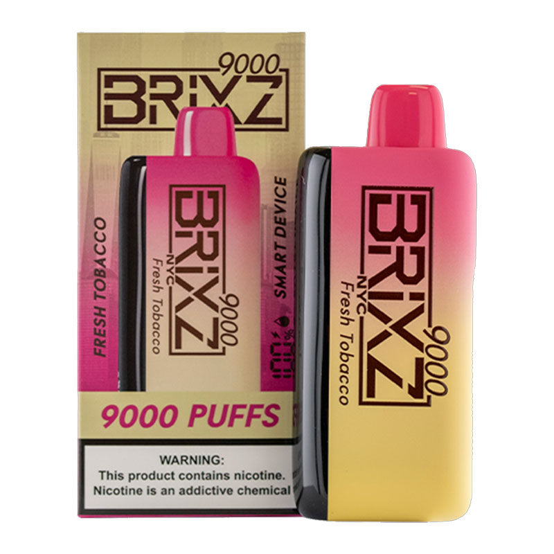 BRIXZ NYC 9K BOX OF 5 - FRESH TOBACCO 3%