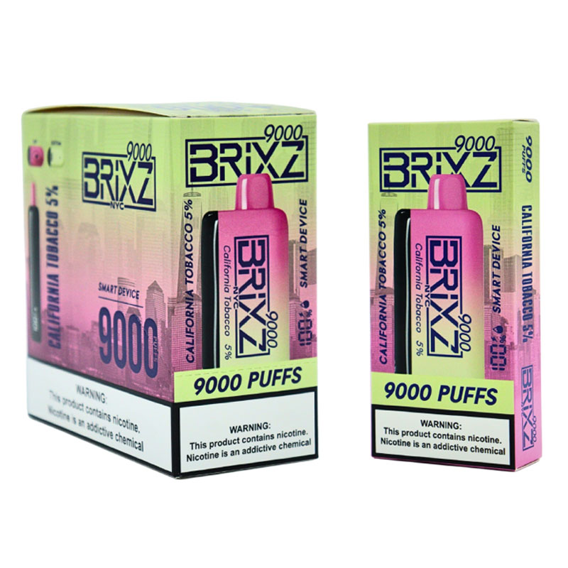 BRIXZ NYC 9K BOX OF 5 - CALIFORNIA TOBACCO 3%