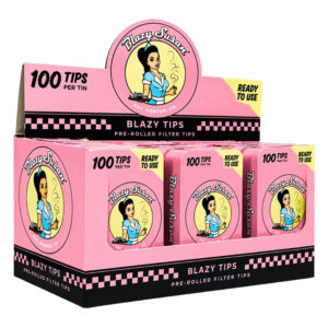 BLAZY SUSAN TIPS 100CT – BOX OF 12 TINS