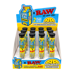 RAW BUD WRAP CONES LYRICAL LEMONADE - 2 CONES PER PACK