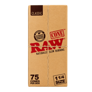 RAW CONE CLASSIC 75CT PER BOX 1.25 SIZE - 716165301134